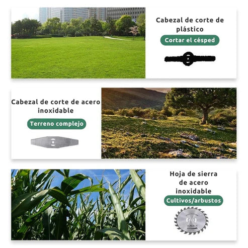 Guadaña Podadora De Cesped+2baterias 48v