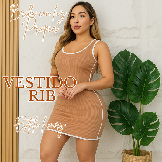 Vestido Rib® BODY LINE